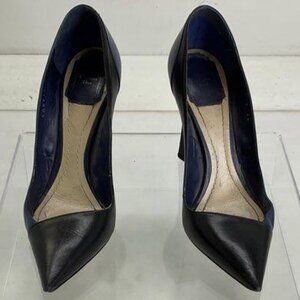 Christian Dior Black & Blue Pointed-Toe Heels – Size 8
